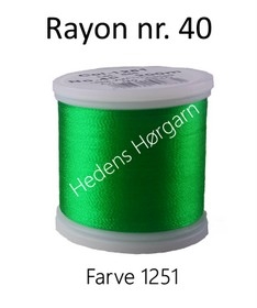 Madeira Rayon nr. 40 farve 1251 grøn